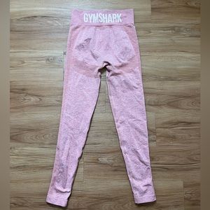 Pink gym shark leggings